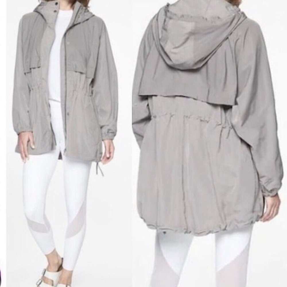 Athleta Rainfall Swing Parka Jacket